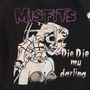 MISFITS DIE DIE MY DARLING long sleeve sweatshirt